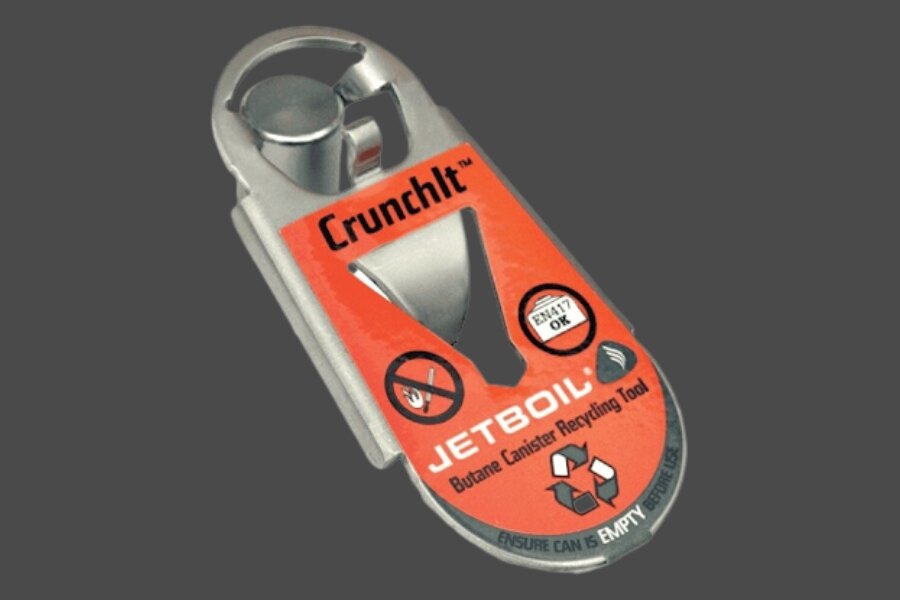 Jetboil CrunchIt patronmegsemmisítő.