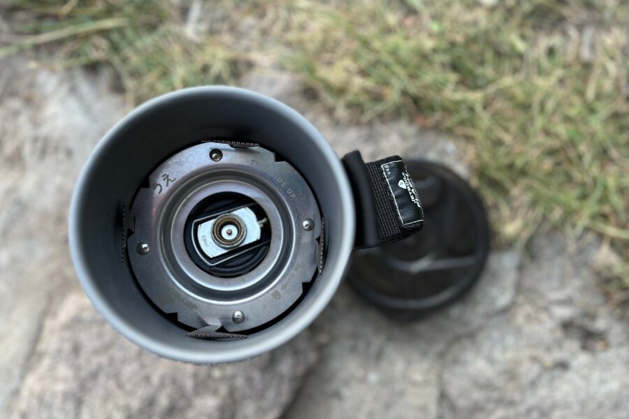Jetboil Flash rendszer - összecsukva.