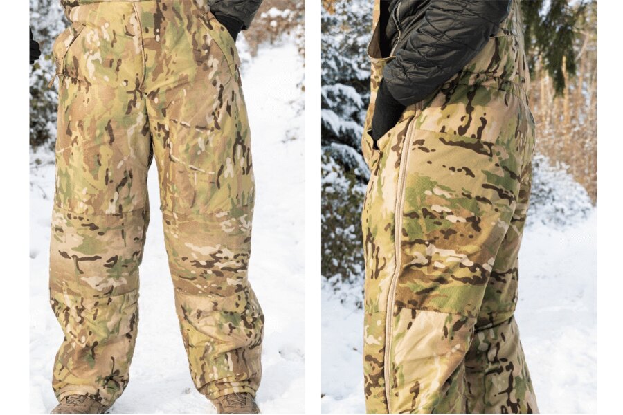 Sleeka Reversible Salopettes Snugpak nadrág – Teljes hosszúságú cipzár. Oldalzsebek. Forrás: L.G. (szerző)