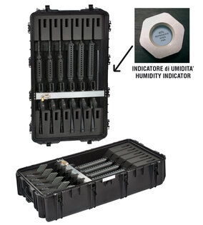12 puskára alkalmas vízálló, ellenálló tok 10840 Explorer Cases® / habbal