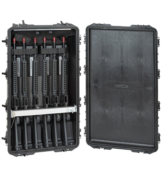 6 puskához vízálló és ellenálló 10826 Explorer Cases® / fegyverrendszerrel