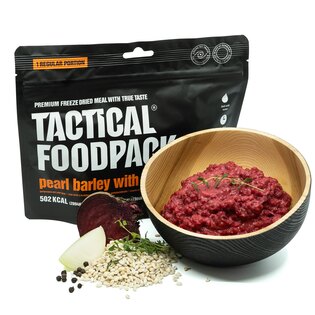 A gyöngy árpa céklával Tactical Foodpack®