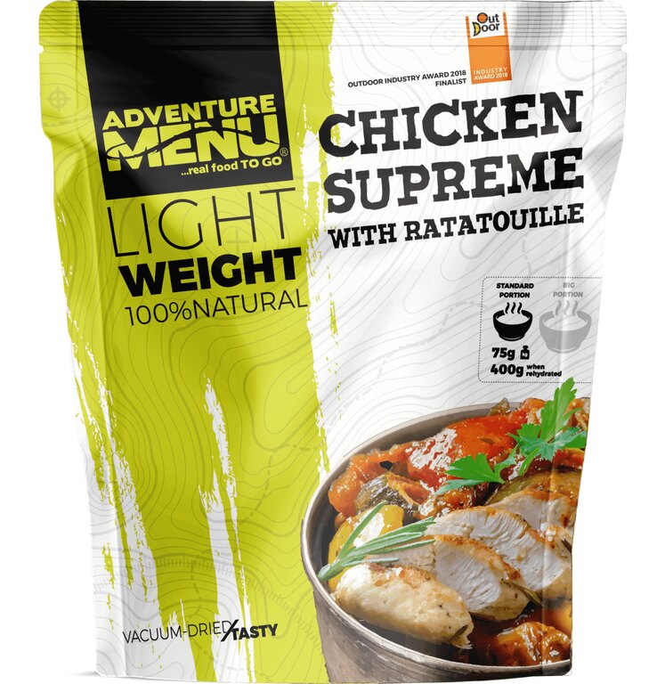Adventure Menu® Csirke suprim ratatouille hozzáadásával szárított étel