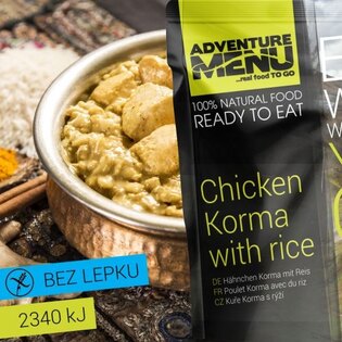 Adventure Menu® - Korma csirke rizzsel 400 g
