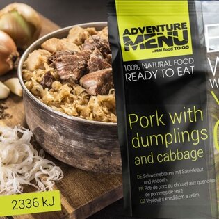 Adventure Menu® - Sertés hússal, knédlivel és káposztával