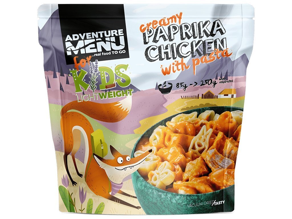 Adventure Menu® - Szárított paprikás csirke tésztával, 250 g