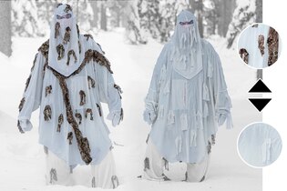 Álcázó poncsó Snow Hoodie Ghosthood®