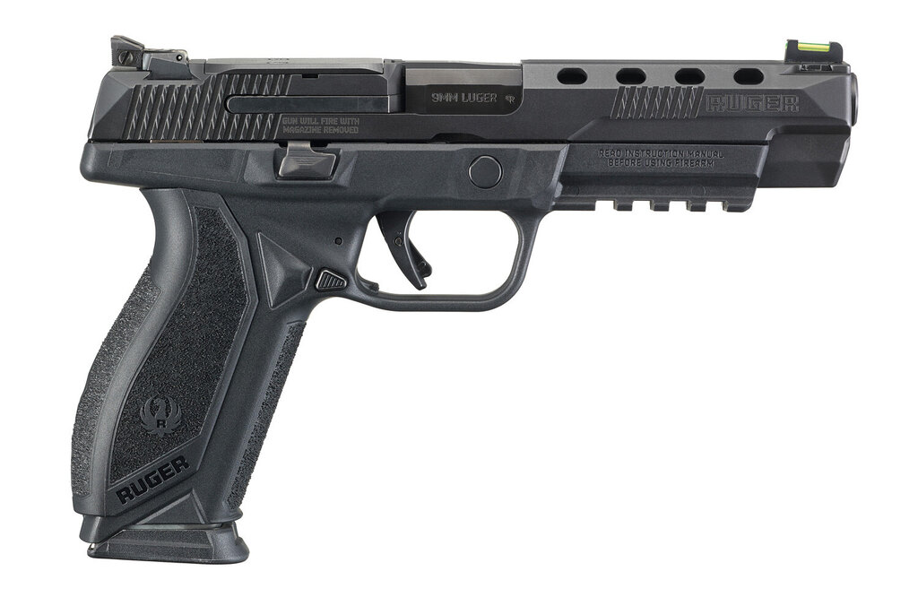 Amerikai versenypisztoly Ruger® / 18 lövés, kaliber 9x19 mm
