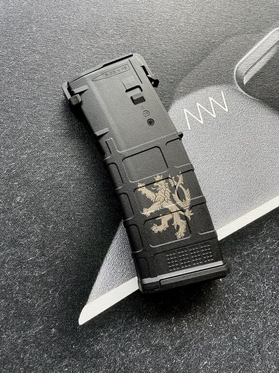 AR15 magazin, 30 lövés, kaliber 5.56x45 NATO Magpul® / Český lev