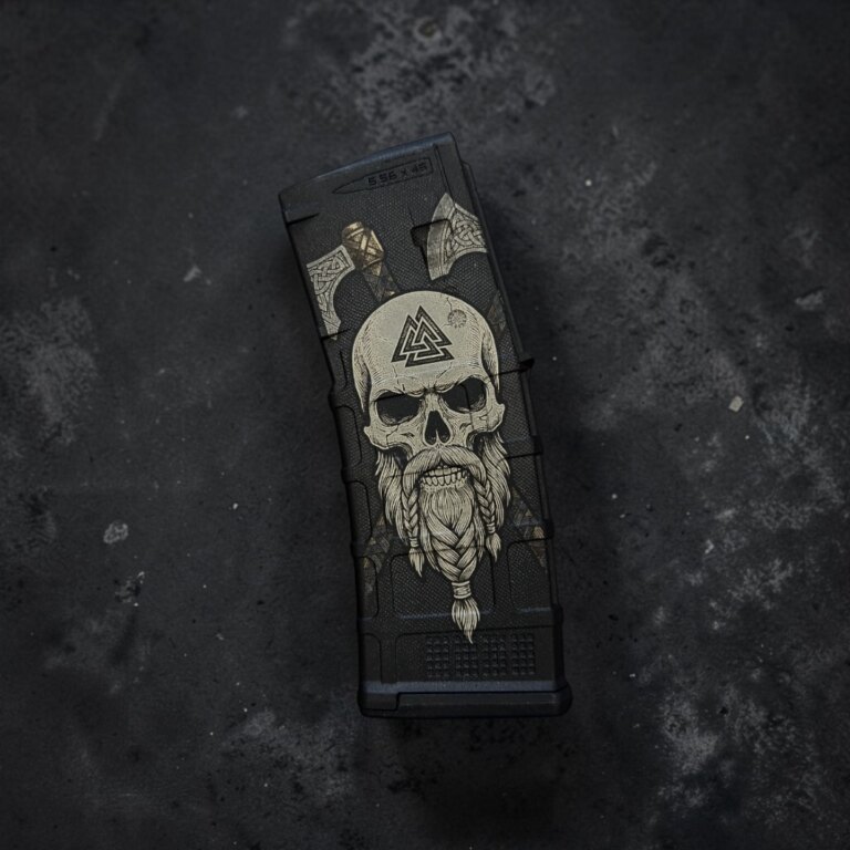 AR15 tár, 30 lövés, 5.56×45 NATO Magpul® / Viking Skull