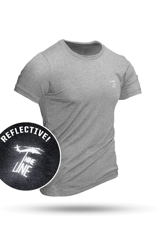 Athletic Reflective Dropline Logo Nine Line® póló
