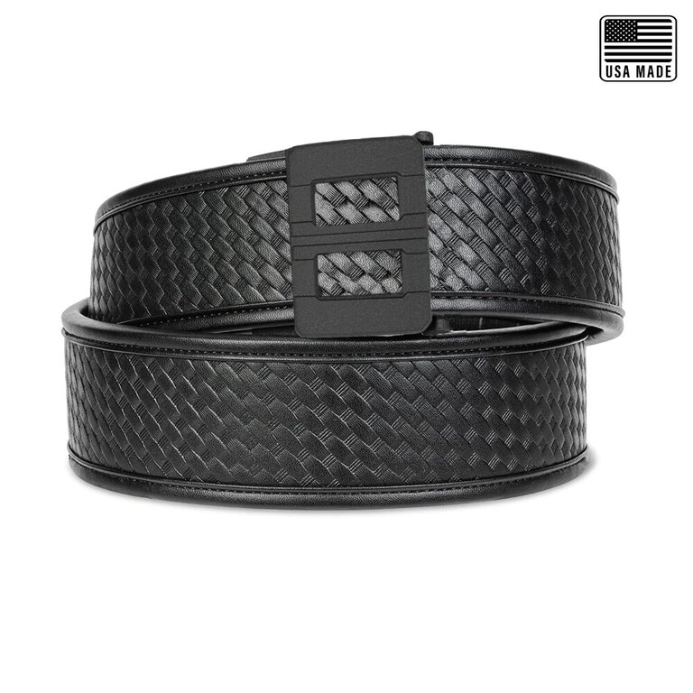 Basketweave Duty Kore® bőr öv / D2 csat