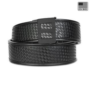 Basketweave Duty Kore® bőr öv / D2 csat