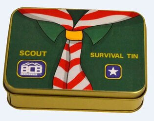 BCB® Scout Survival Tin Mentődoboz