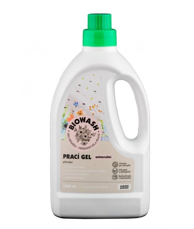BioWash® ökológiai mosógél, 1,5 l