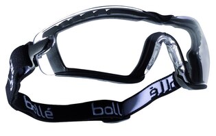 BOLLÉ® COBRA védőszemüveg szalaggal, tiszta lencsék