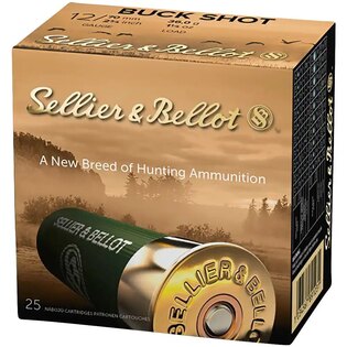 Buck Shot Sellier & Bellot® sörétlőszer / 12/70 / 36 g / 5,1 mm / 25 db