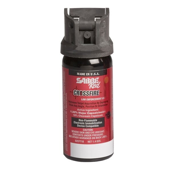 Crossfire MK-3 Sabre Red® védekező spray, sugár