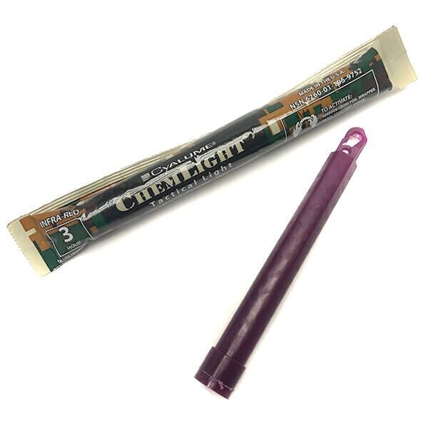 Cyalume® ChemLight vegyi fény, 3 óra - IR