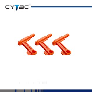 Cytac® .22 Cal. / .22 LR / 5.56 mm pisztoly tölténykamrájához való biztonsági betét, 10 darab - narancssárga
