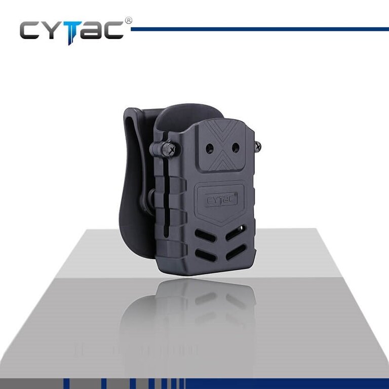 Cytac® AR15, M4, M16 tártok tok övcsipesszel - fekete