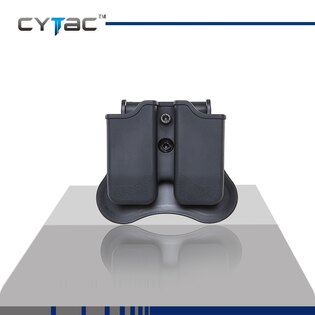Cytac® univerzális kéttáras pisztolytok - fekete