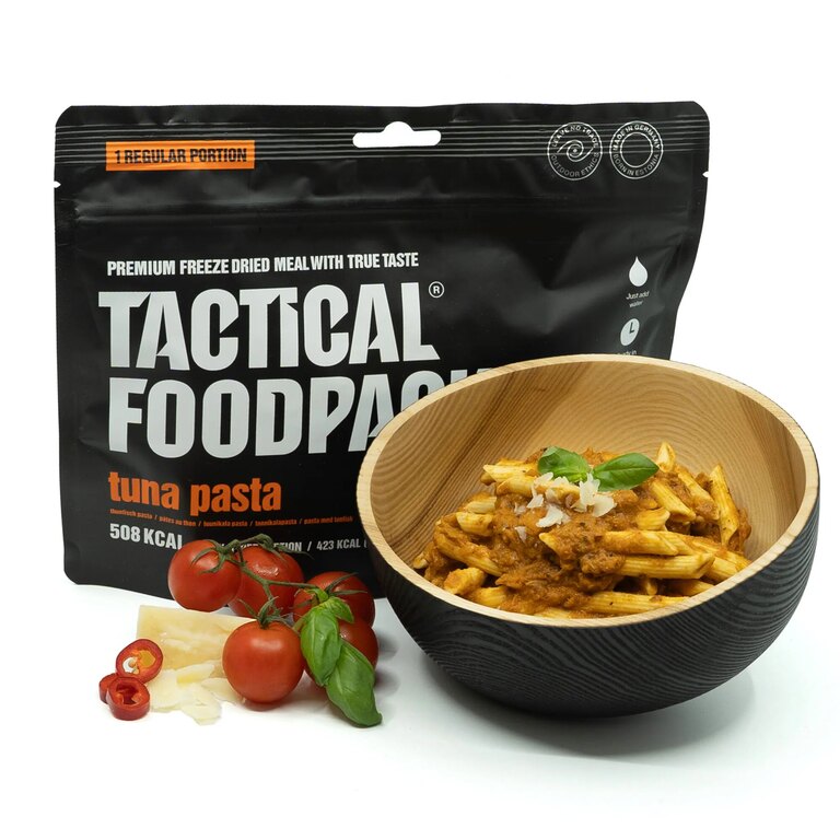 Dehidratált élelmiszer Tészta tonhallal Tactical Foodpack®