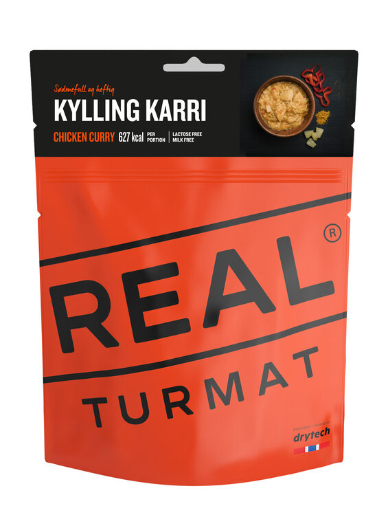 Dehidratált étel Csirke curryvel Real Turmat®