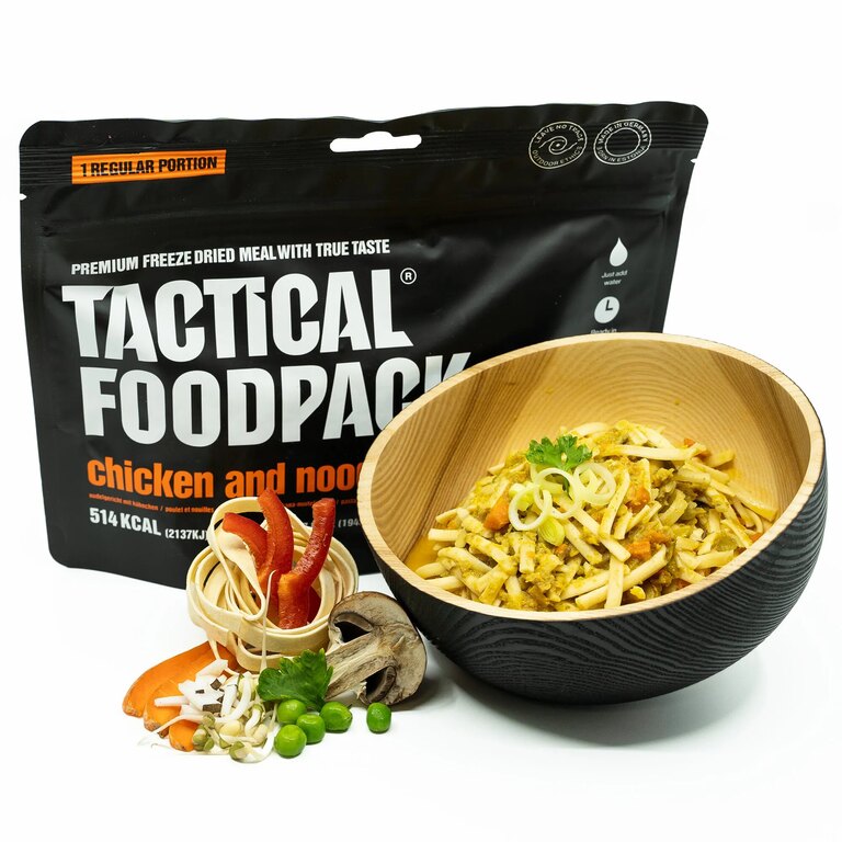 Dehidratált étel Csirke tésztával Tactical Foodpack®