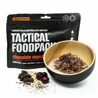 Dehidratált étel Csokoládés müzli cseresznyével Tactical Foodpack®