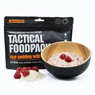 Dehidratált étel Rizspuding málnával Tactical Foodpack®