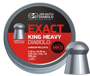 Diabolky Exact King Heavy MKII 6,35 mm JSB® / 150 db
