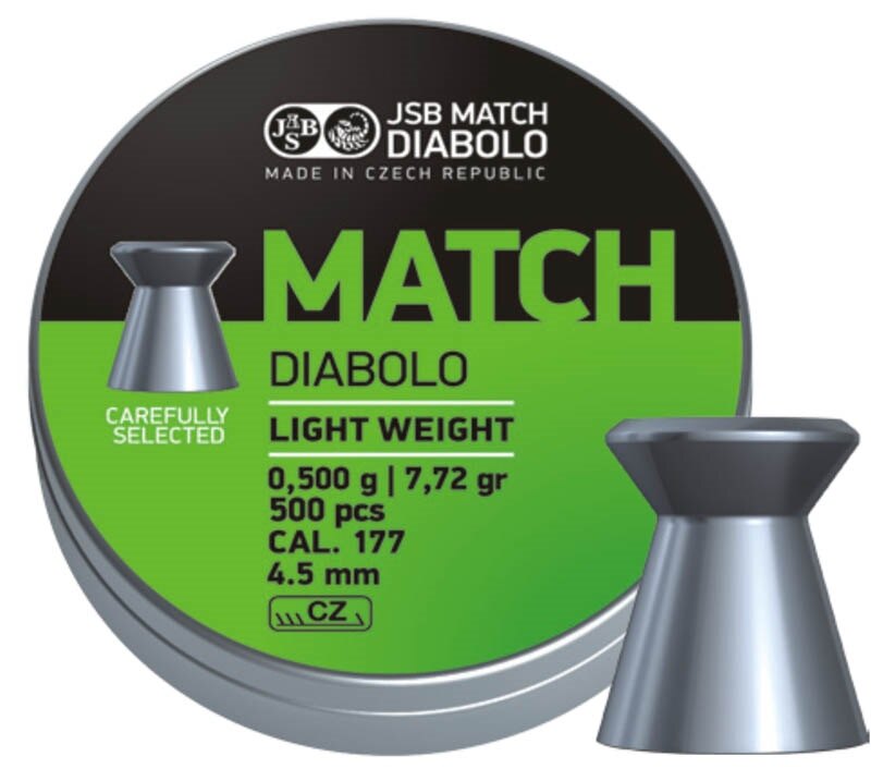 Diabolók Green Match Light Weight 4.51 mm JSB® / 500 db