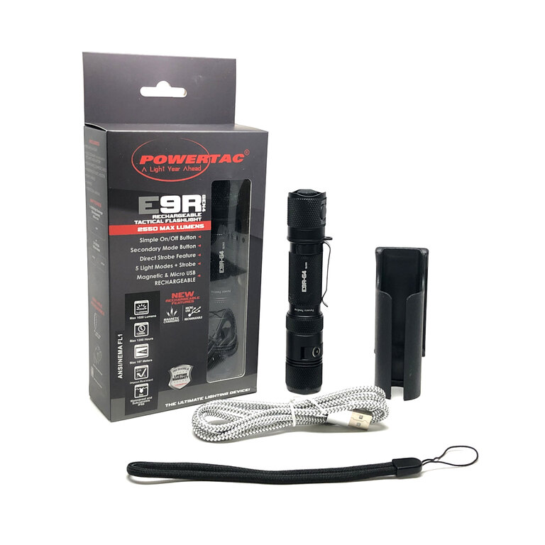 E9R-G4 / 2550 lm PowerTac® elemlámpa