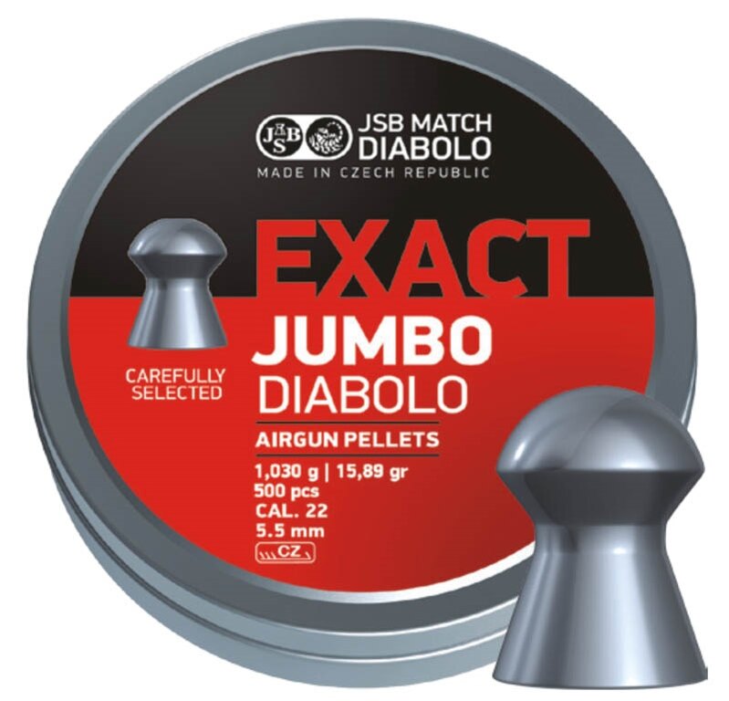 Exact Jumbo lövedékek 5,5 mm JSB® / 500 db