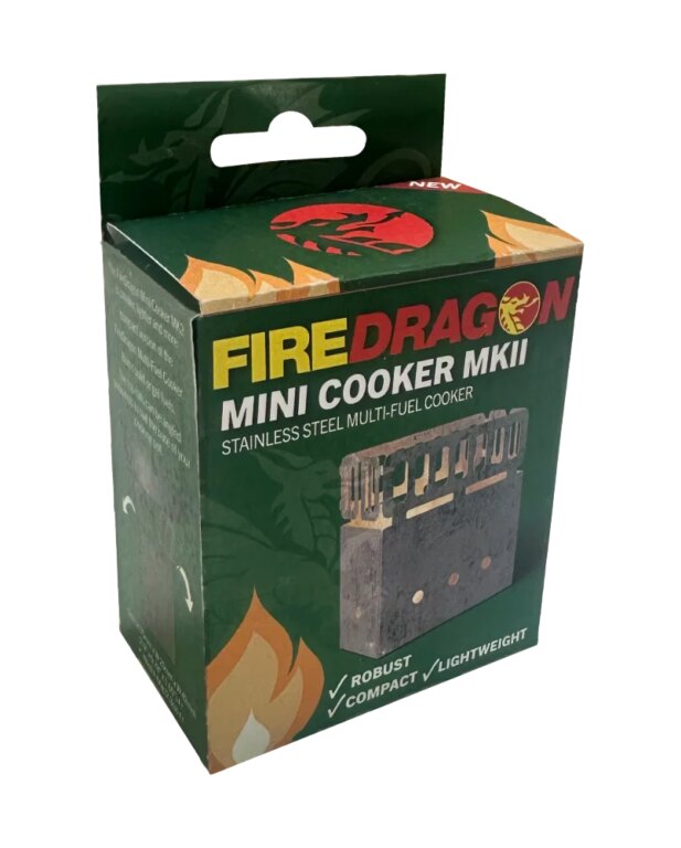 FireDragon Mini Cooker MK 2 BCB® összecsukható főző.