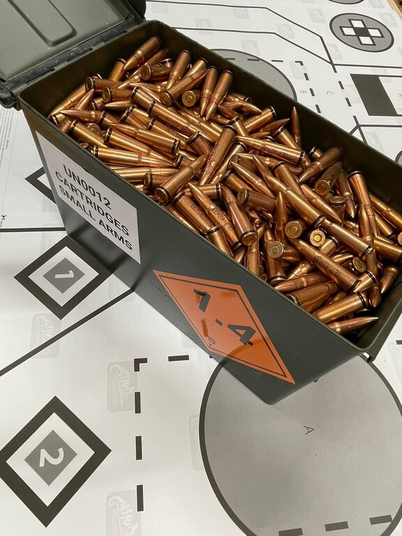 FMJ töltények GetLoad® / 7,62 x 39, 900 db + Box Ammo NATO