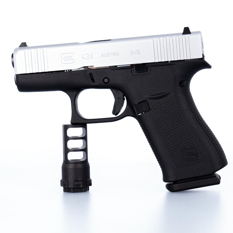 Glock 43X Silver Slide pisztoly / kaliber 9×19