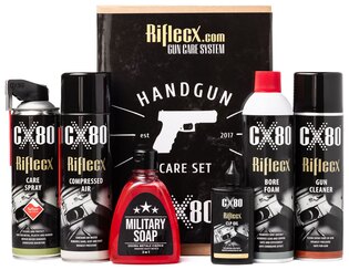 HANDGUN tisztítókészlet pisztolyokhoz és revolverekhez Riflecx®