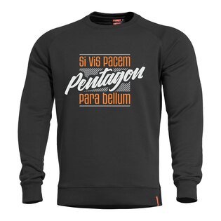Hawk Para Bellum PENTAGON® pulóver - fekete