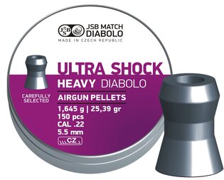 Heavy Ultra Shock lövedék 5,5 mm JSB® / 150 db