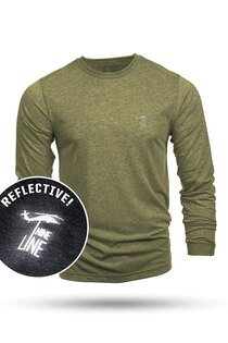 Hosszú ujjú póló Reflective Dropline Logo Nine Line®
