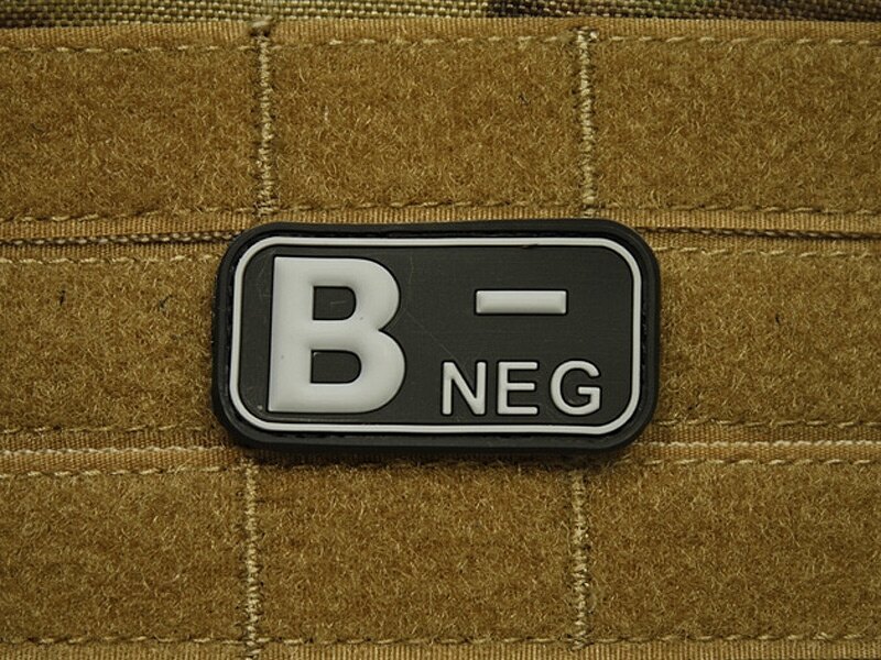 JTG® vércsoport B negatív