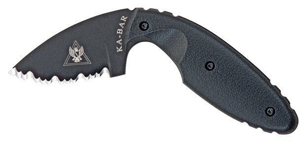KA-BAR® TDI Law Enforcement rögzített pengéjű kés fogazott éllel