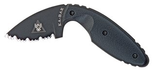KA-BAR® TDI Law Enforcement rögzített pengéjű kés fogazott éllel