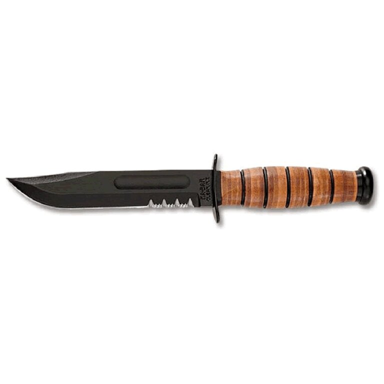 KA-BAR® The Legend fixpengés kés kombinált éllel