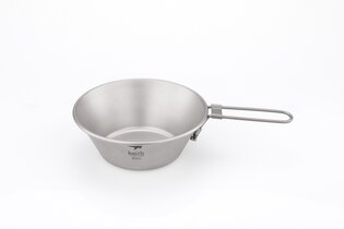 Keith® 300 ml-es titán tál összecsukható nyéllel