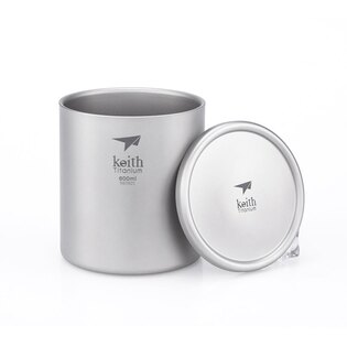 Keith® 600 ml titán termoszbögre fedéllel