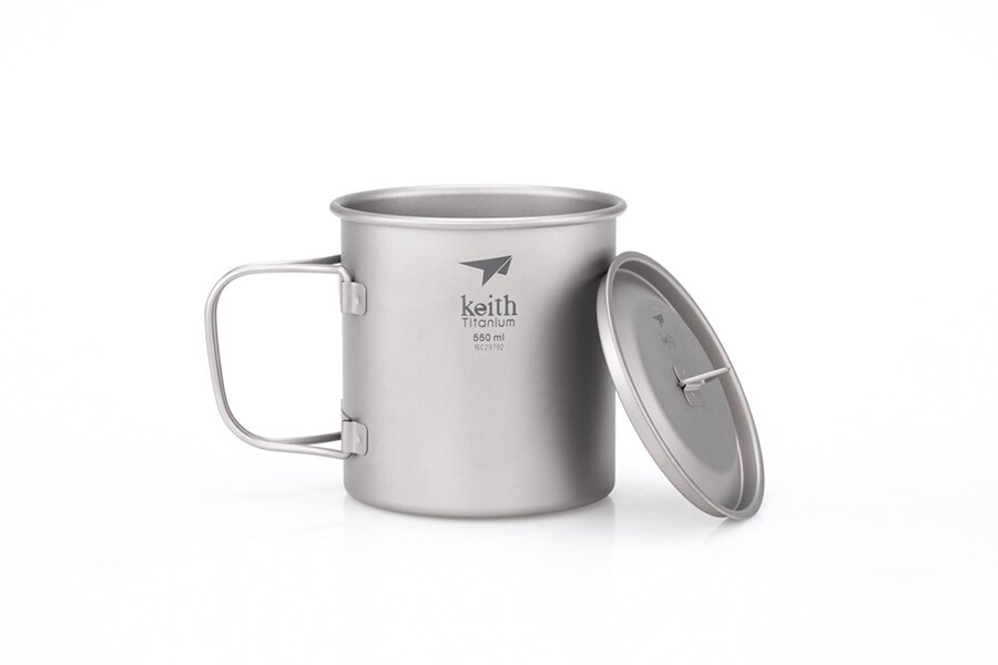 Keith® titán bögre fedéllel, 550 ml