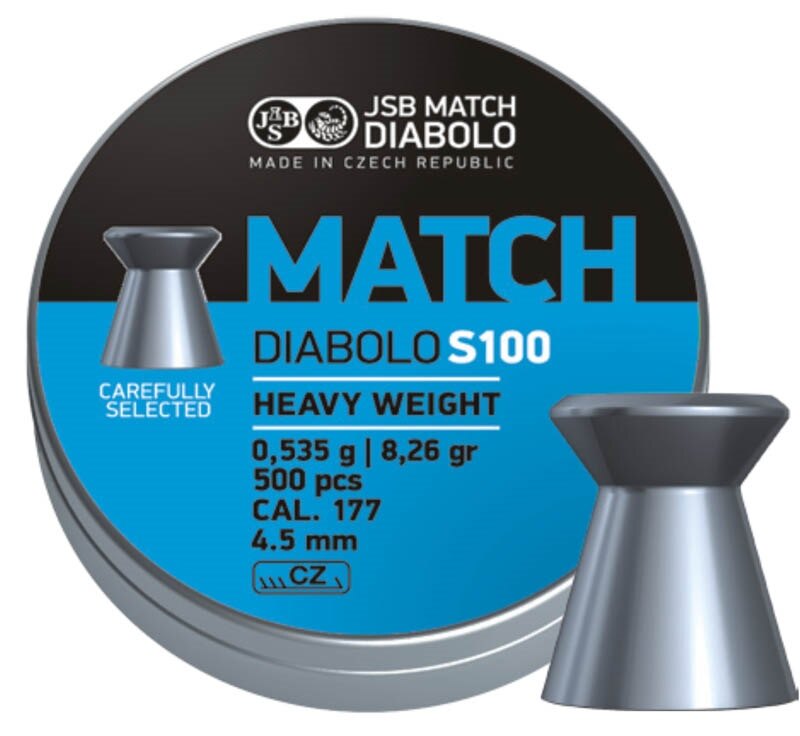 Kék Match S100 4.51 mm JSB® / 500 db